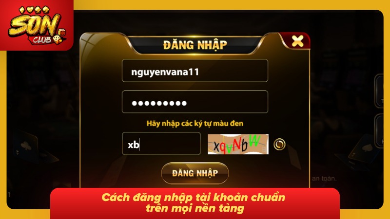 Các bước đăng nhập tài khoản siêu tốc, cực dễ