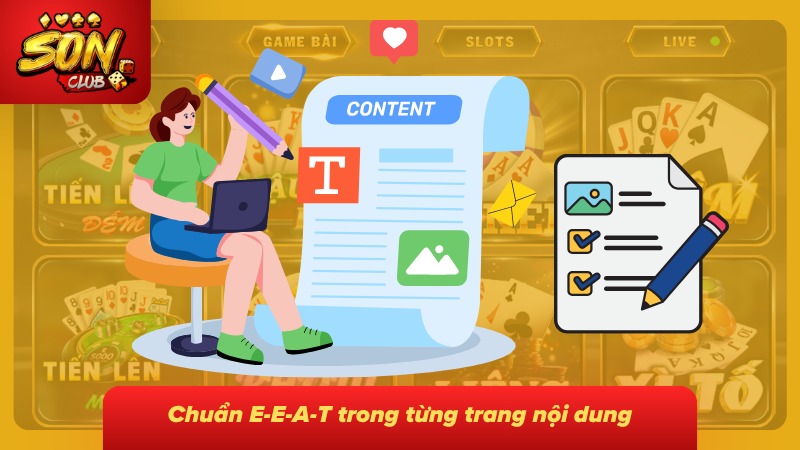 Các tiêu chí chất lượng được áp dụng xuyên suốt quá trình biên tập